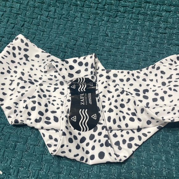 Zaful Womens Dalmatian High Waisted Bikini Bottom - Picture 7 of 8